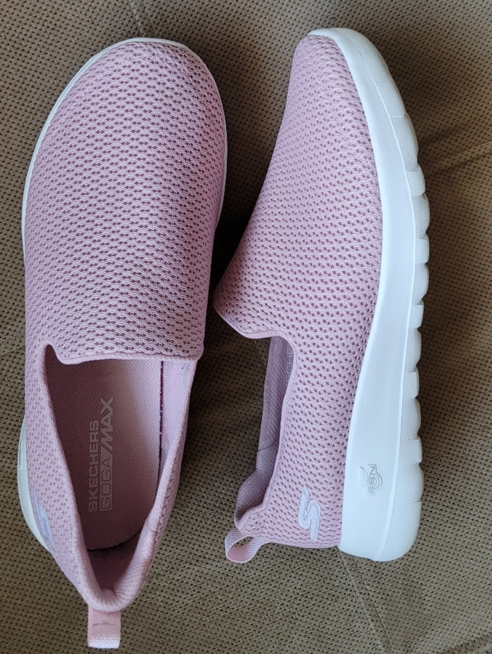 "Skechers Go-Walk" Pink Walking Shoes 8